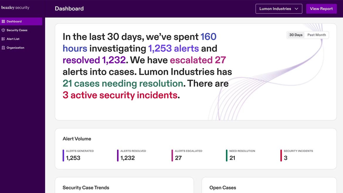 Beazley Security’s Managed eXtended Detection and Response (MXDR) service