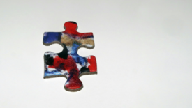 Single jigsaw piece